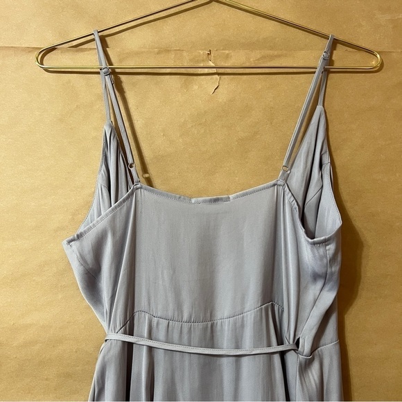 Free People | NWT All My Love Shine Wrap Slip Mini Dress Smokey Lilac Size XS - Picture 10 of 12